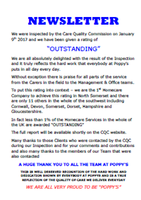 Poppys Homecare Newsletter